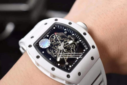 【ZF Factory2021网红款 RM55】匠心力作 成就无限经典——理查德米尔RM055白陶瓷系列硬汉腕表！【五大“毒”步表林之处】 商品图0