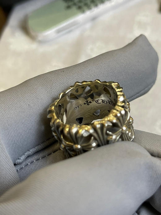 克罗心圆墓葬戒指 商品图7