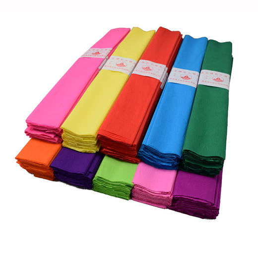 海王皱纹纸ZWZ(特价)彩色手工DIY材料纸幼儿园学生手揉纸 商品图0