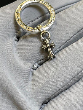 克罗心圆环十字架戒指