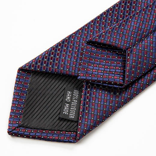 【礼盒装】罗蒙免打结拉链领带男士正装商务韩版休闲窄款懒人提花领带 商品图5