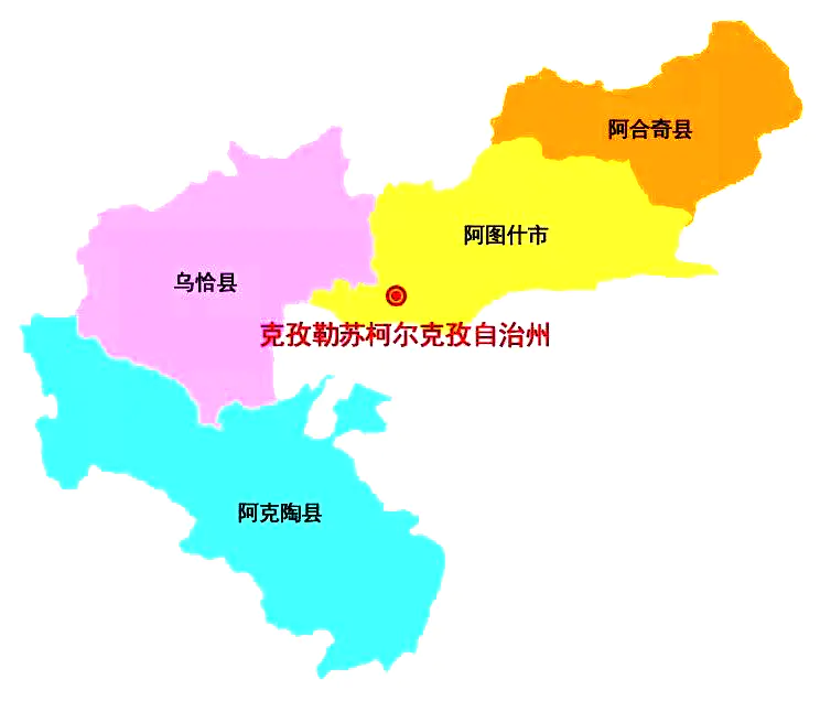 新疆克州地图位置图片