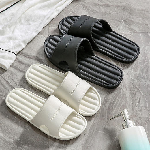 【买一送一】拖鞋女夏季家用室内洗澡防滑浴室软底居家凉拖鞋男夏 商品图5