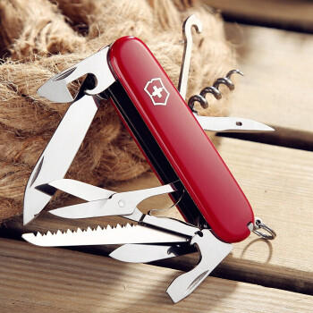 维氏军刀VI-狩猎者红15<1.3713>军士刀多功能刀水果刀折叠指甲锉小剪 商品图2