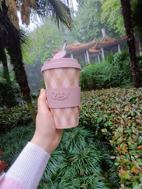 #跟着好物馆买买买 Quycup马克杯-外貌很美，格纹优雅
