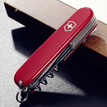 维氏军刀VI-攀登者红14<1.3703>军士刀多功能刀水果刀折叠指甲锉小剪 商品图3