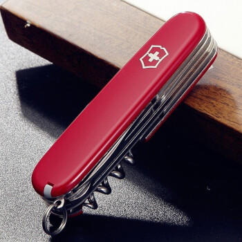 维氏军刀VI-狩猎者红15<1.3713>军士刀多功能刀水果刀折叠指甲锉小剪 商品图1