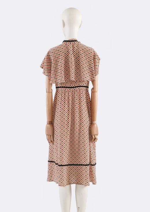 披肩斗篷气质名媛连衣裙 商品图3