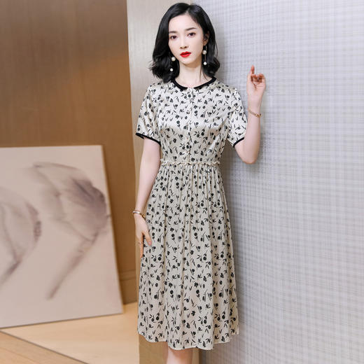 上海旗袍厂ASE-2317 真丝连衣裙 商品图3