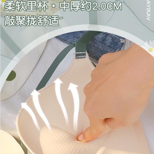内衣女小胸聚拢调整型收副乳防下垂无钢圈薄款胸罩性感文胸套装 商品图2