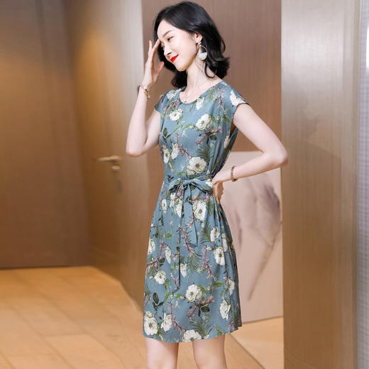 上海旗袍厂ASE-2311真丝连衣裙 商品图0