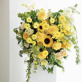 「春风」-向日葵商务瓶插花