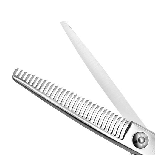 ZEBRA斑马 牙剪 Z631 牙剪/调量剪/综合牙剪/打薄剪/去发量35%-40%/ 鹿角齿/30根齿/正刃/6寸 商品图5