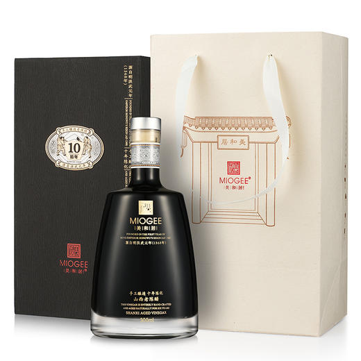 【美和居-直接喝的醋】十年陈酿老陈醋山西特产醋礼盒装300ml 商品图4