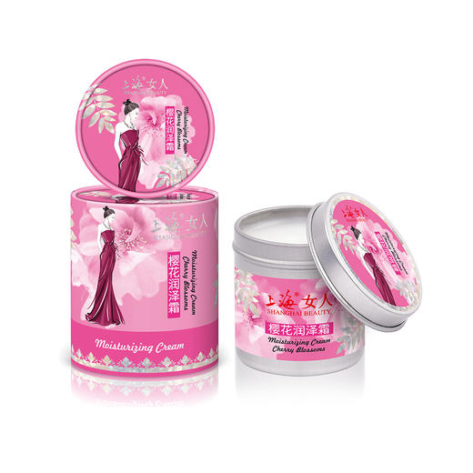 上海女人樱花润泽霜120g 商品图1