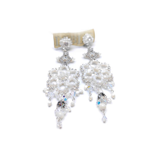 北京仓｜DUBLOS-Largos-珍贝白 耳环  [西班牙设计师] 商品图1