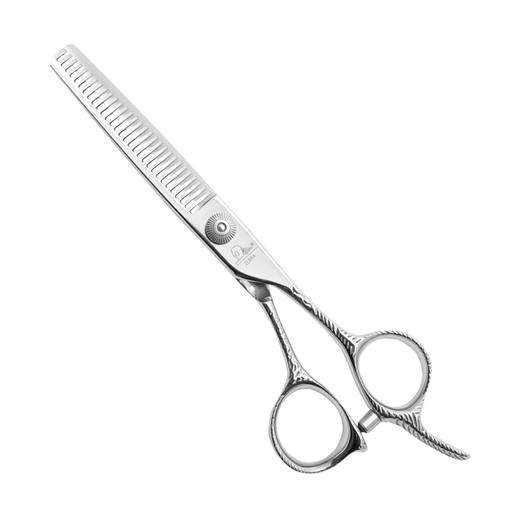 ZEBRA斑马 剪刀 ZX43  牙剪/调量剪/综合牙剪/打薄剪/去发量25-30%/ V齿/30根齿/正刃/6寸 商品图5