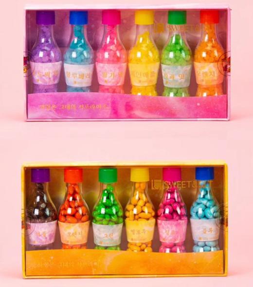韩国高丽堂迷你汽水瓶造型糖/巧克力豆108g  063605/063606 商品图0