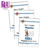 预售 CGP KS1 English Targeted Practice Book Phonics Year 1 英语自然拼读练习册一年级三册  商品缩略图0