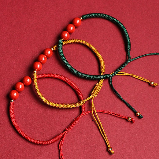 【朱砂珠红绳手链】 商品图2