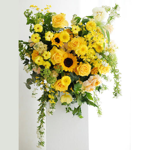 「春风」-向日葵商务瓶插花 商品图1