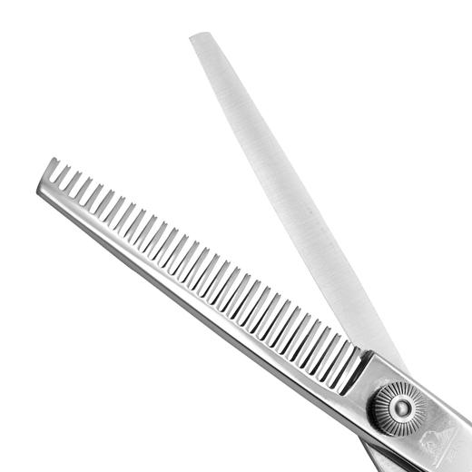 ZEBRA斑马 剪刀 ZX43  牙剪/调量剪/综合牙剪/打薄剪/去发量25-30%/ V齿/30根齿/正刃/6寸 商品图2