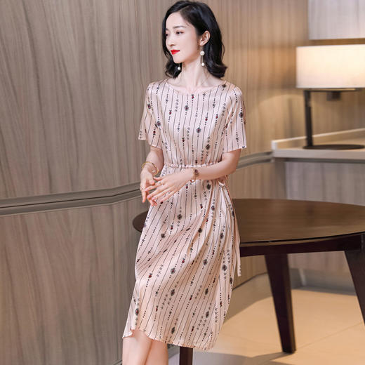 上海旗袍厂ASE-2316真丝连衣裙 商品图3