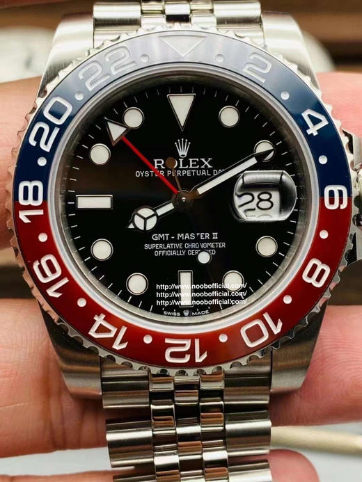 Noob official➕（私人订制版本）现货一枚顶配改装
格林尼治可乐圈 
代用最新圈口
69条钉打磨 整表精磨 
实心中轴 倒角打磨
高透镜面 
镜面下沉 
加强3285机芯 手慢无❕❕❕ 商品图4