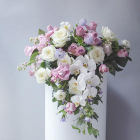 「绽放」-高端蝴蝶兰会议桌花