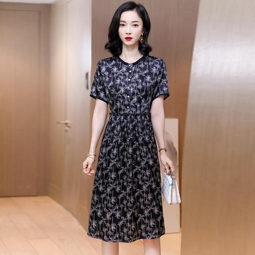 上海旗袍厂ASE-2317 真丝连衣裙 商品图2