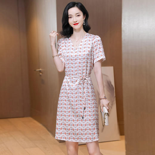 上海旗袍厂ASE-2308 真丝连衣裙 商品图0