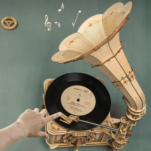 T 若来 黑胶留声机 中唱联名款 LKB01 商品图2