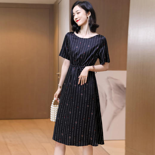 上海旗袍厂ASE-2316真丝连衣裙 商品图1