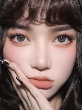 Kira fairy半年抛美瞳 雾面冷棕 14.2mm