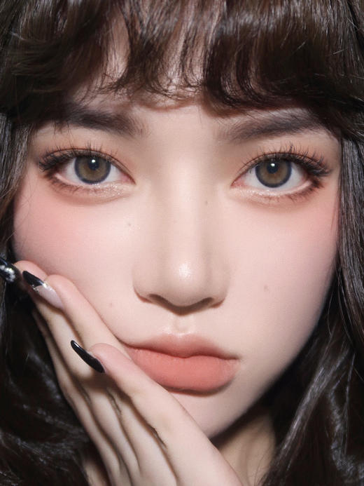 Kira fairy半年抛美瞳 雾面冷棕 14.2mm 商品图0