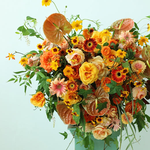 「启源」-暖色系悬挂讲台插花 商品图0