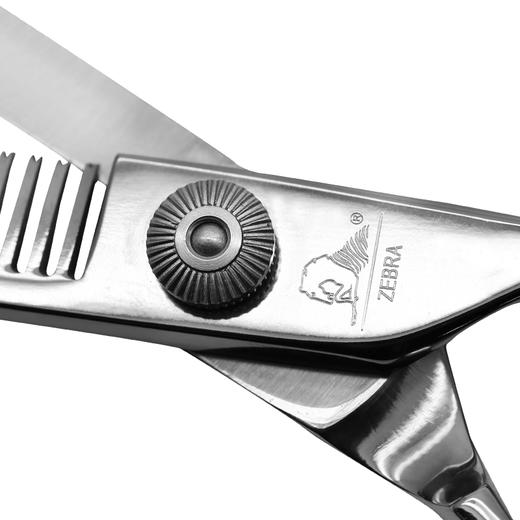 ZEBRA斑马 剪刀 ZX43  牙剪/调量剪/综合牙剪/打薄剪/去发量25-30%/ V齿/30根齿/正刃/6寸 商品图3