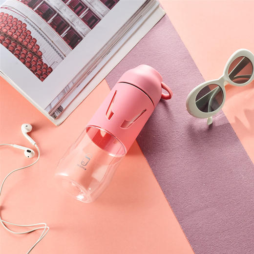 诗芙迪(SILVERDEW)塑料水杯女运动杯子Tritan密封防漏650ml 商品图1