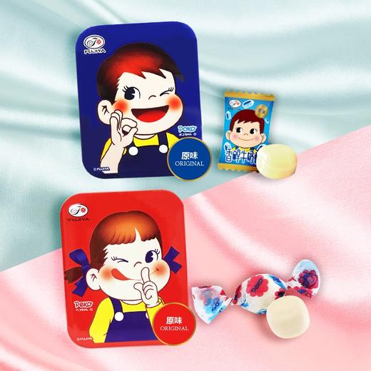 不二家香醇牛奶硬质型奶糖/牛乳糖铁盒装30g 喜糖/满月伴手礼推荐 图案随机 060128/060127 商品图0