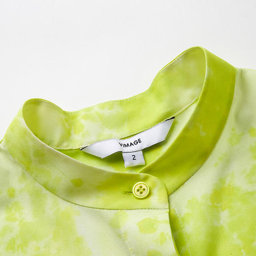 VIMAGE纬漫纪春夏修身长袖衬衫衬衣上衣女V1509115 商品图4