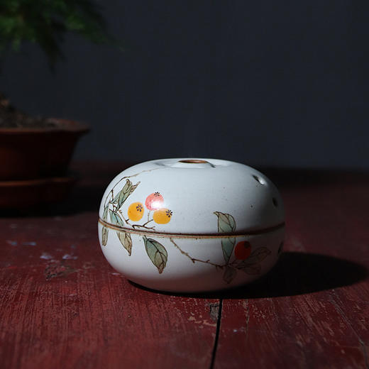 「景德镇手绘茶道香炉」盘香家用供佛 手工陶瓷小号卧室创意摆件 商品图6