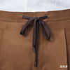 Huddersfield Quest Cottons 300克高克重高密度埃及棉棕色意式工艺裤装 商品缩略图4