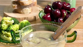 无糖陈皮绿豆汤，无油无糖全麦洋葱石板欧包，清炒西兰花…【我用早餐叫醒你-14】