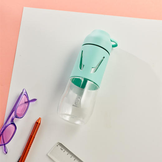 诗芙迪(SILVERDEW)塑料水杯女运动杯子Tritan密封防漏650ml 商品图3