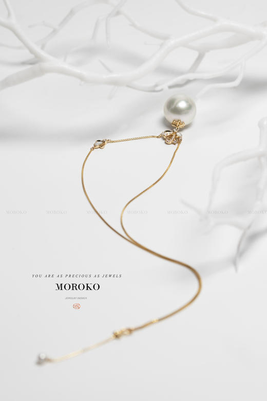 鸢尾花⚜︎系列 · 澳白珍珠 | 项链 商品图11