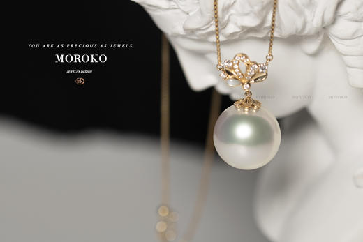 鸢尾花⚜︎系列 · 澳白珍珠 | 项链 商品图9