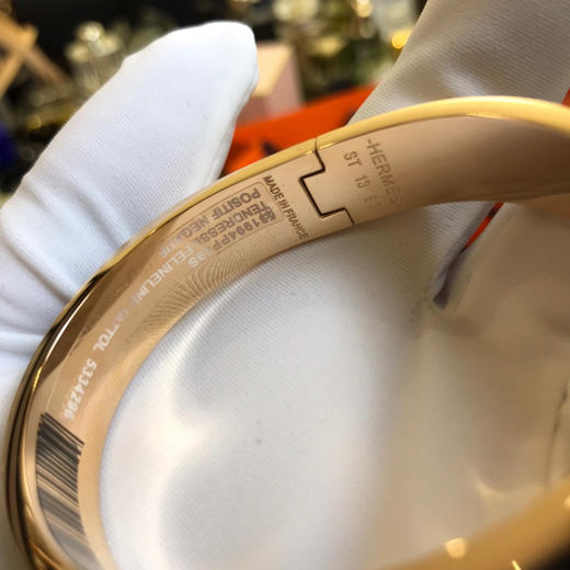 爱马仕H手镯-黑色珐琅 商品图7