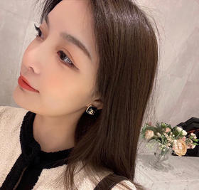 CHANEL香奈儿双c耳钉耳环