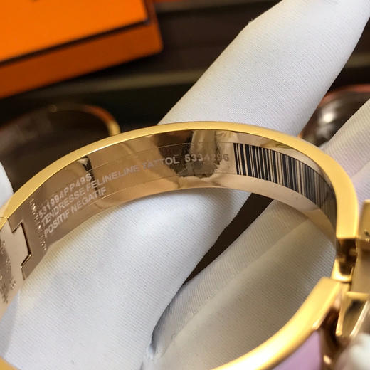 爱马仕H手镯-丛林绿珐琅 商品图6