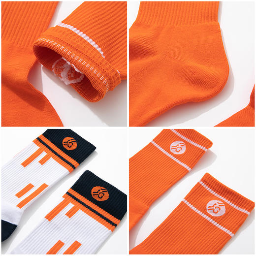 罗兰加洛斯法网官方正品2021年新款运动休闲袜两双中筒袜 商品图4